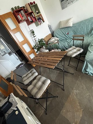 Conjunto Mesa y Sillas Exterior Ikea