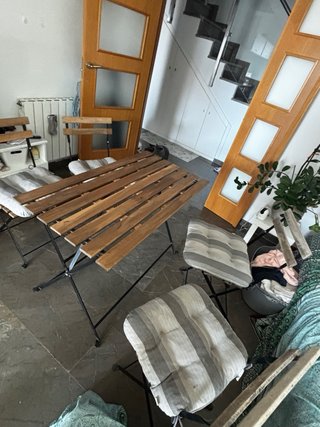 Conjunto Mesa y Sillas Exterior Ikea