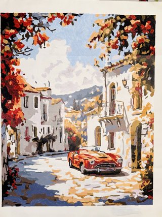 Quadro dipinto a mano acrilico