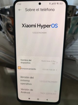 Xiaomi Redmi Note 11 Pro 5G Gris