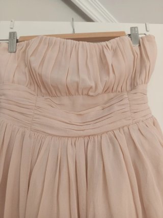 Vestido Fornatina palabra de honor nude Talla XS
