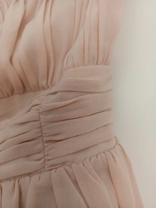 Vestido Fornatina palabra de honor nude Talla XS
