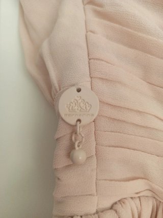 Vestido Fornatina palabra de honor nude Talla XS