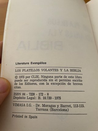 Los platillos volantes y la Biblia