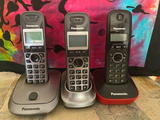 Teléfonos Inalámbricos Panasonic (Set de 3)
