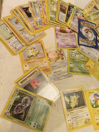 Lotto 70 Carte Pokémon Vintage Originali Wizard