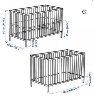 Cuna IKEA Sniglar + Colchón y Funda