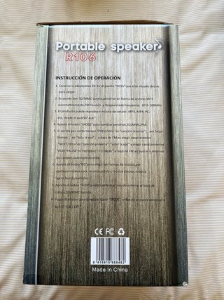 Altavoz SAMPHONE R106 Multicolor con Micrófono