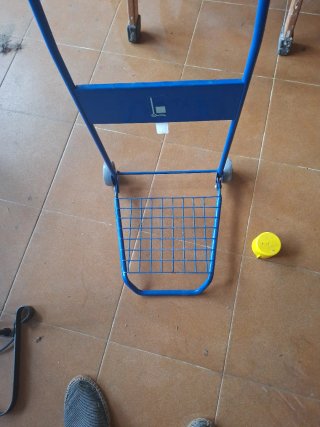 Carretilla plegable IKEA azul