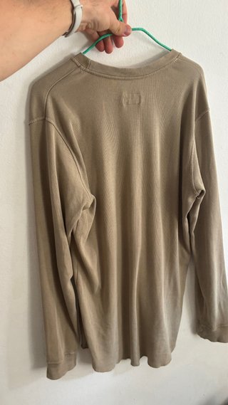 Jersey Calvin Klein vintage beige/verde oliva