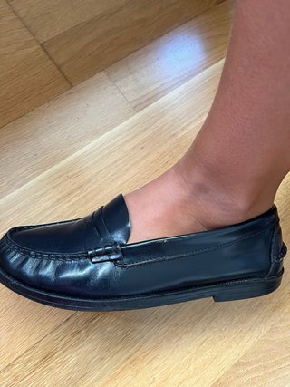 Mocasines niña azul marino