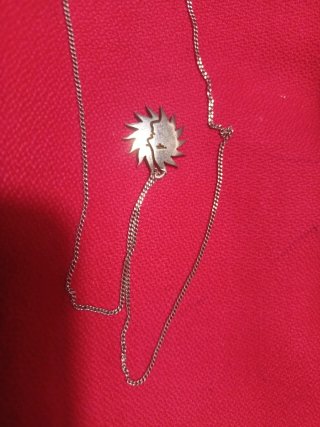 Gargantilla fina plata ley sol 50 cm