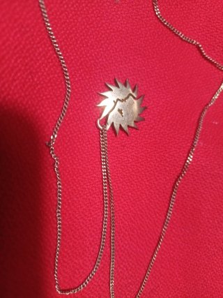 Gargantilla fina plata ley sol 50 cm