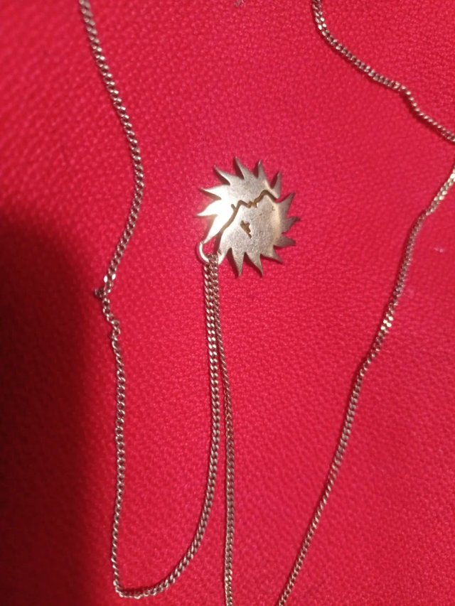 Gargantilla fina plata ley sol 50 cm