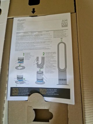 Ventilador Dyson Cool AM07 Blanco/Plata