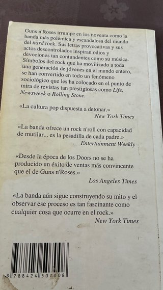 Lote Guns N' Roses: 2 libros + CD+DVD Loaded