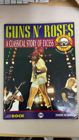 Lote Guns N' Roses: 2 libros + CD+DVD Loaded