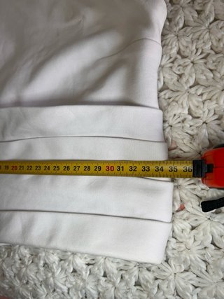 Top Zara Blanco Asimétrico