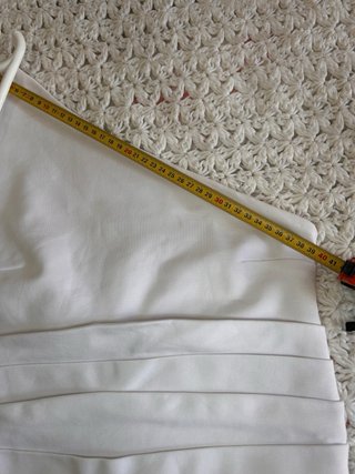 Top Zara Blanco Asimétrico