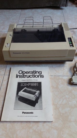 Impresora Matricial Panasonic KX-P1081 años 80 IBM
