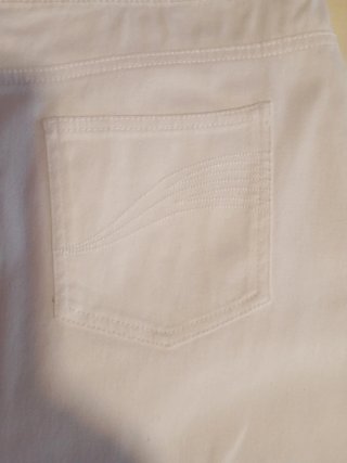 Falda vaquera blanca