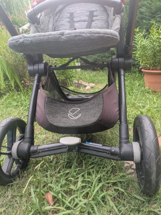 Silla de paseo Jane color naranja y gris