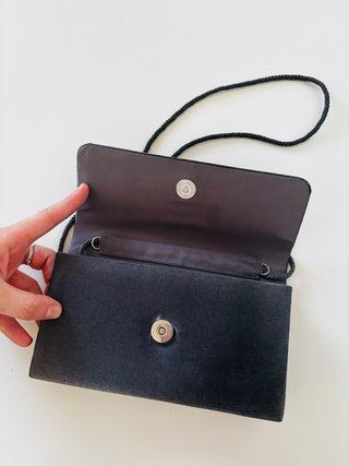 Bolso de fiesta gris brillante