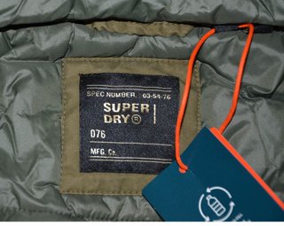 Superdry Abrigo Hombre L-XL EUropea / S US Nuevo