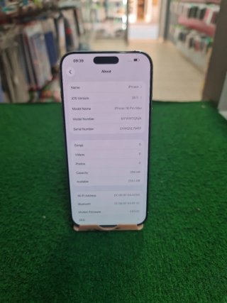 iPhone 16 Pro Max 256GB Blanco Batería 91%