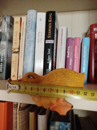 Figura de pato decorativa