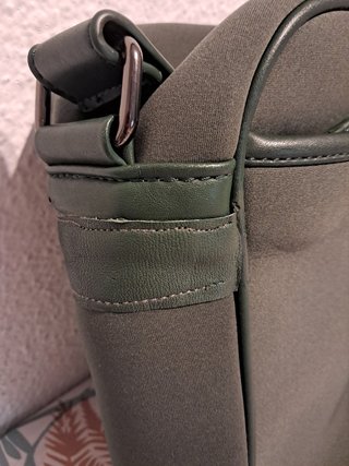 Bolso bandolera verde azulado