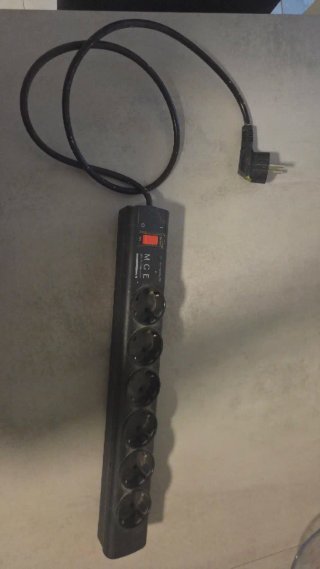 Regleta 6 enchufes con interruptor
