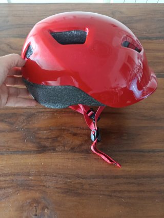 Casco rojo bicicleta 53-56cm
