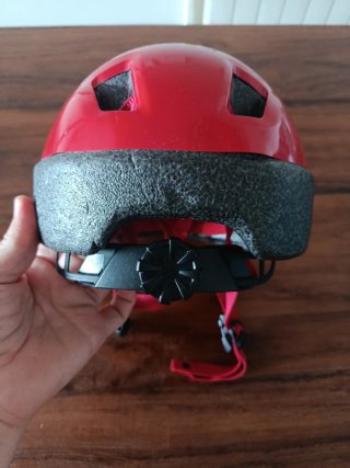 Casco rojo bicicleta 53-56cm