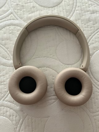 Cascos Sony Beige con funda