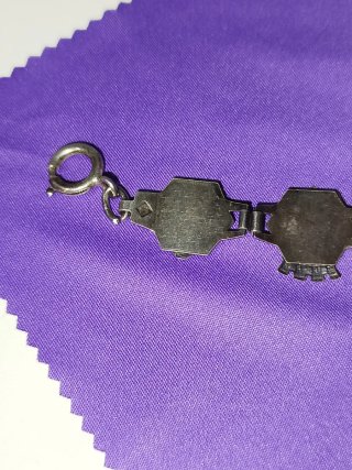 Pulsera Plata Años 50 Ancla y Barco