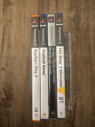 Lote 6 Juegos PS2: EyeToy, Flushed Away, Disney, L