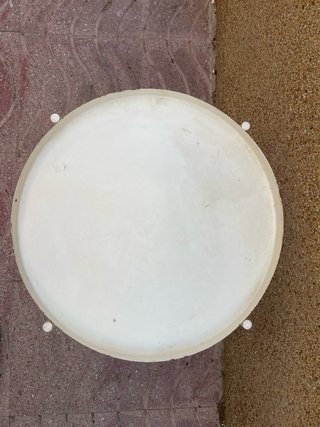 Mesa auxiliar IKEA GLADOM blanca