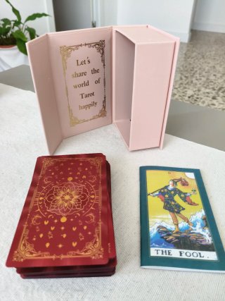 Tarot Rojo Rubí Láser Nuevo