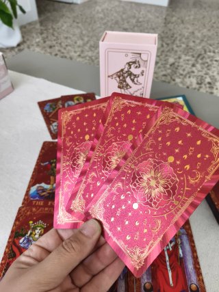 Tarot Rojo Rubí Láser Nuevo