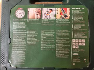 Taladro Percutor Bosch PSB 1800 LI-2