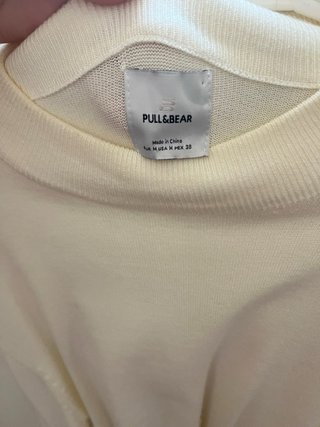 Jersey Pull&Bear color crema