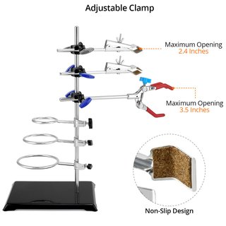 Kit de laboratorio estándar QWORK de 40 cm, Nuevo