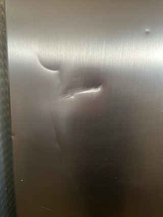 Frigorífico Teka plateado con pantalla