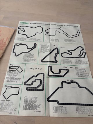 Manuales instrucciones  Scalextric Antiguos slot