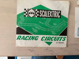 Manuales instrucciones  Scalextric Antiguos slot