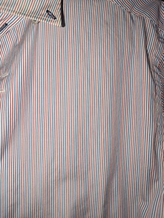 Camisa Rayas Zara Azul y Rojo