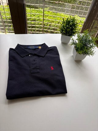Polo Ralph Lauren Manga Corta Azul Marino Talla S