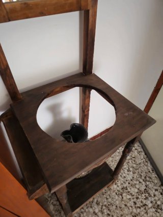 Mueble Lavamanos Rústico con Espejo