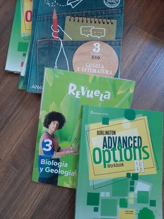 Lote libros 3 ESO Colegio Diocesano Guadalajara